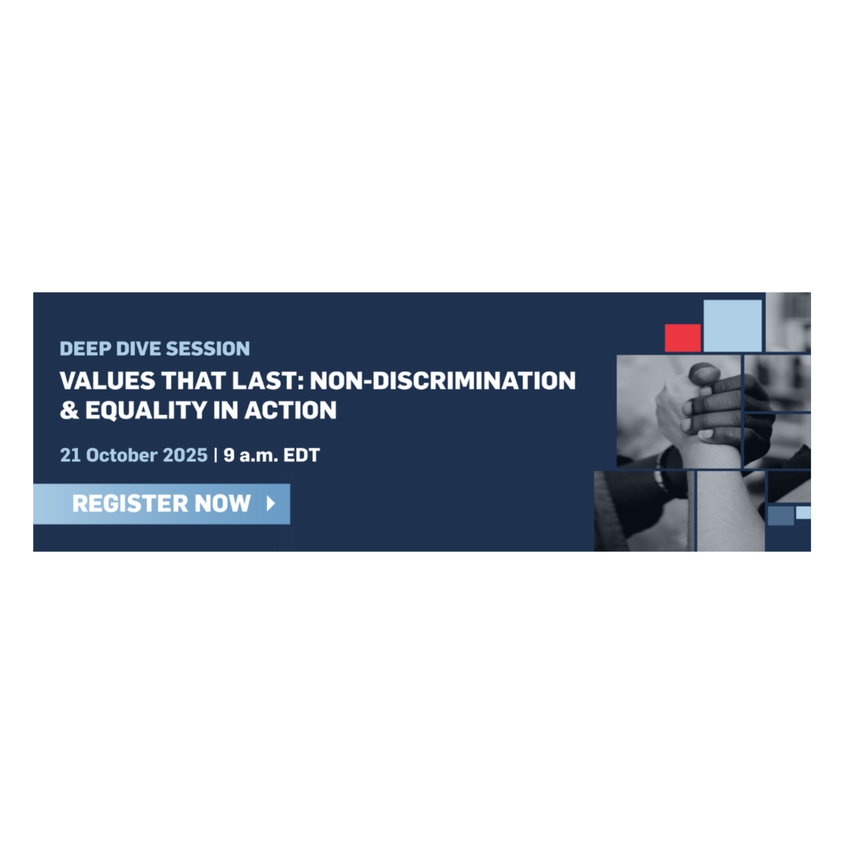 Values that Last: Non-discrimination & Equality in Action