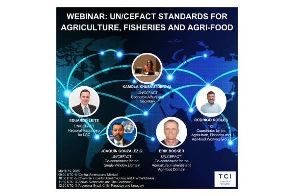 Webinar: UN/CEFACT Standards for Agriculture, Fisheries and Agri-Food